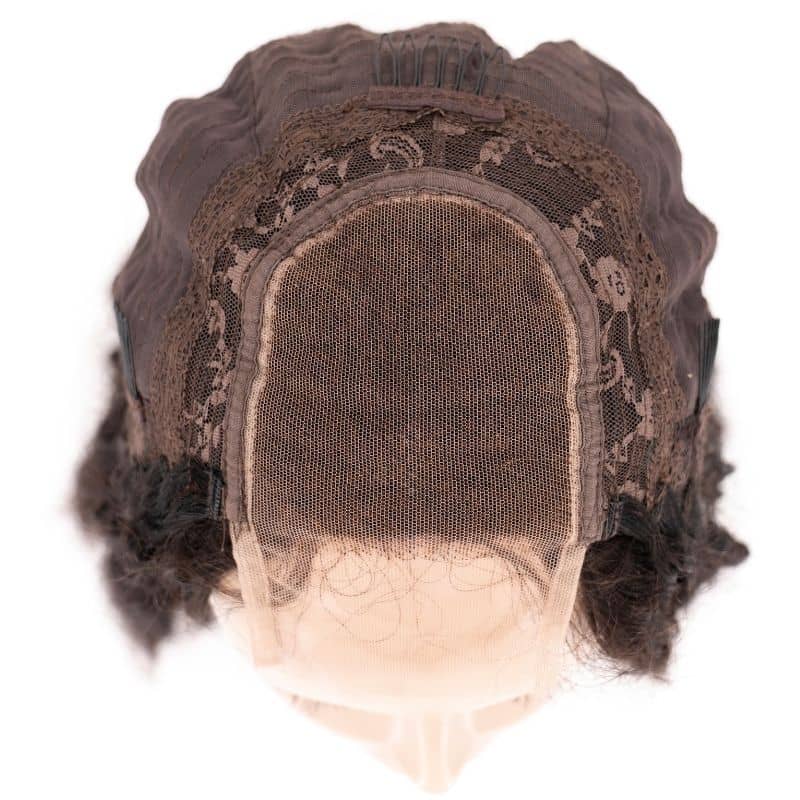 Expensive Kinky Curly Transparent Closure Wig