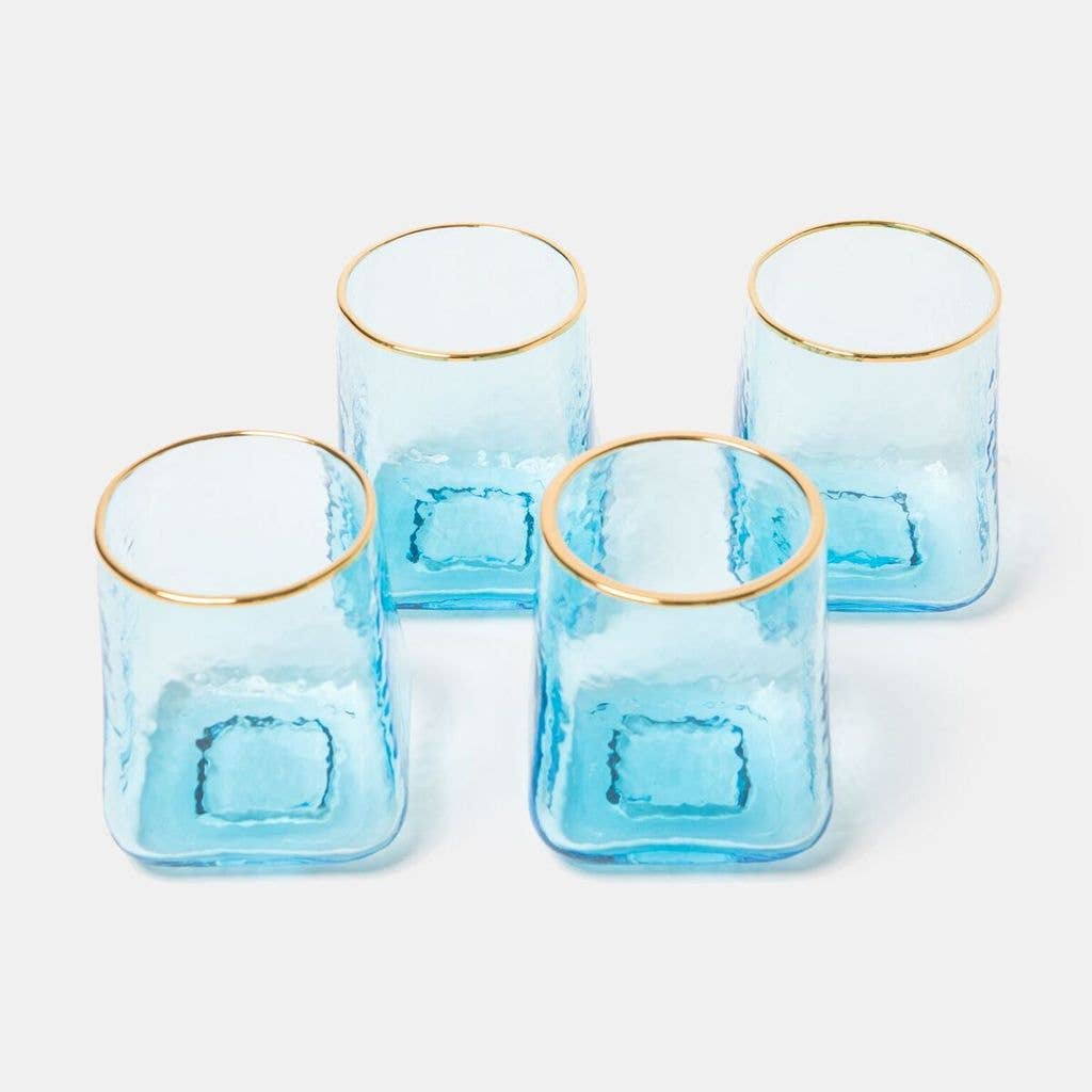 Celine Medium Sky Blue Glassware - Set of 6