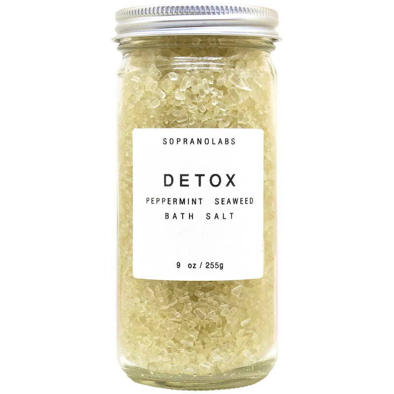 Peppermint Detox Bath Salt. SPA Gift for him/her