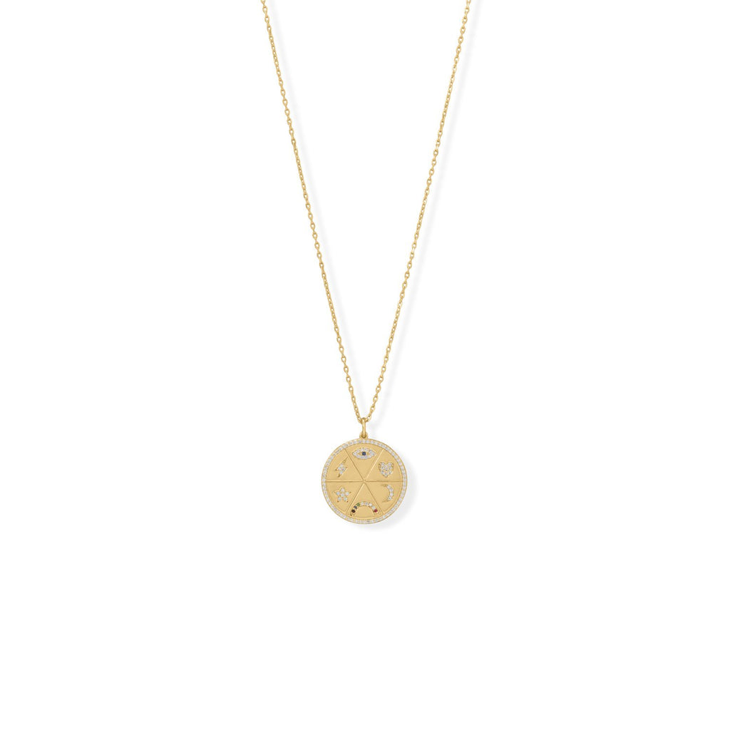 We all in  celestial medallion necklace