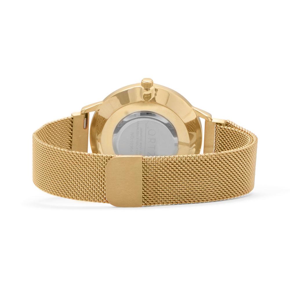 Gold Mesh Big-face Magnetic  Watch