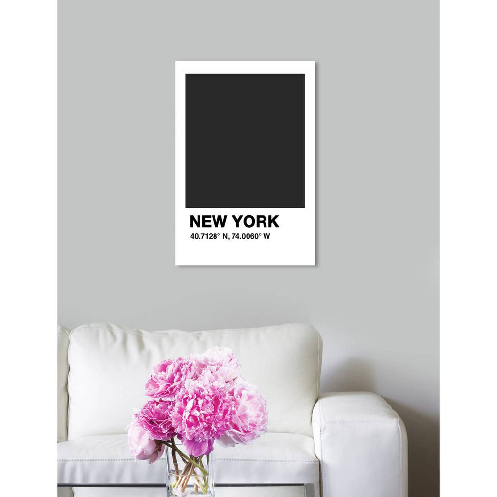 New York Color Swatch Rolled Print Art
