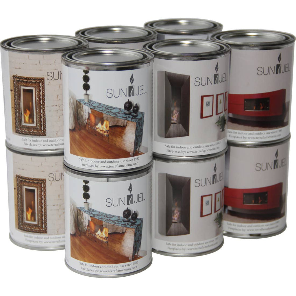 SunJel Gel Fuel Cans 12 pack