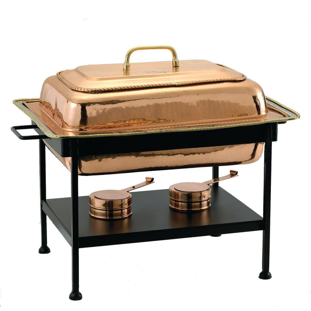 Rectangular Copper Over Chafing Dish