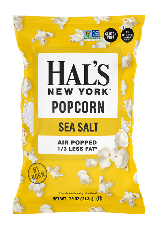 Hals NY Sea Salt Popcorn, 0.75 oz.