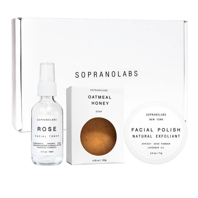 Cleansing & Clarifying Beauty Set. All Natural Face Gift kit