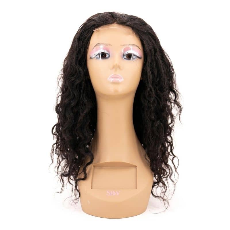 Expensive Messy Curl Transparent Closure Wig