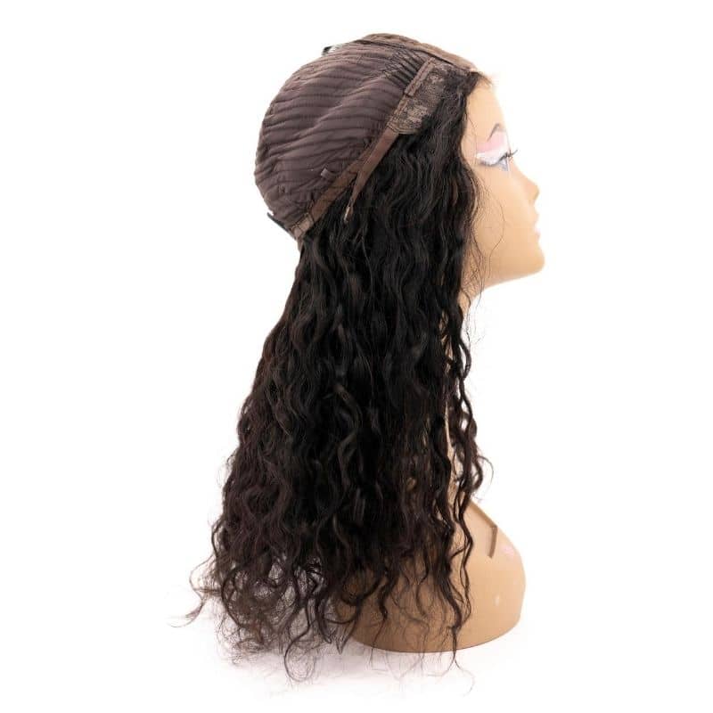 Expensive Messy Curl Transparent Closure Wig