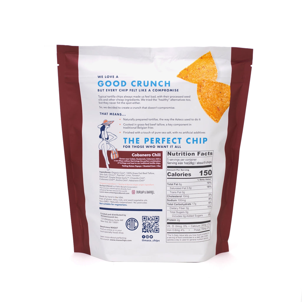 Masa Tortilla Chips - Cobanero, 5oz Bag