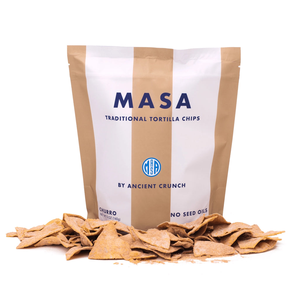 Masa Tortilla Chips - Churro, 5oz Bag
