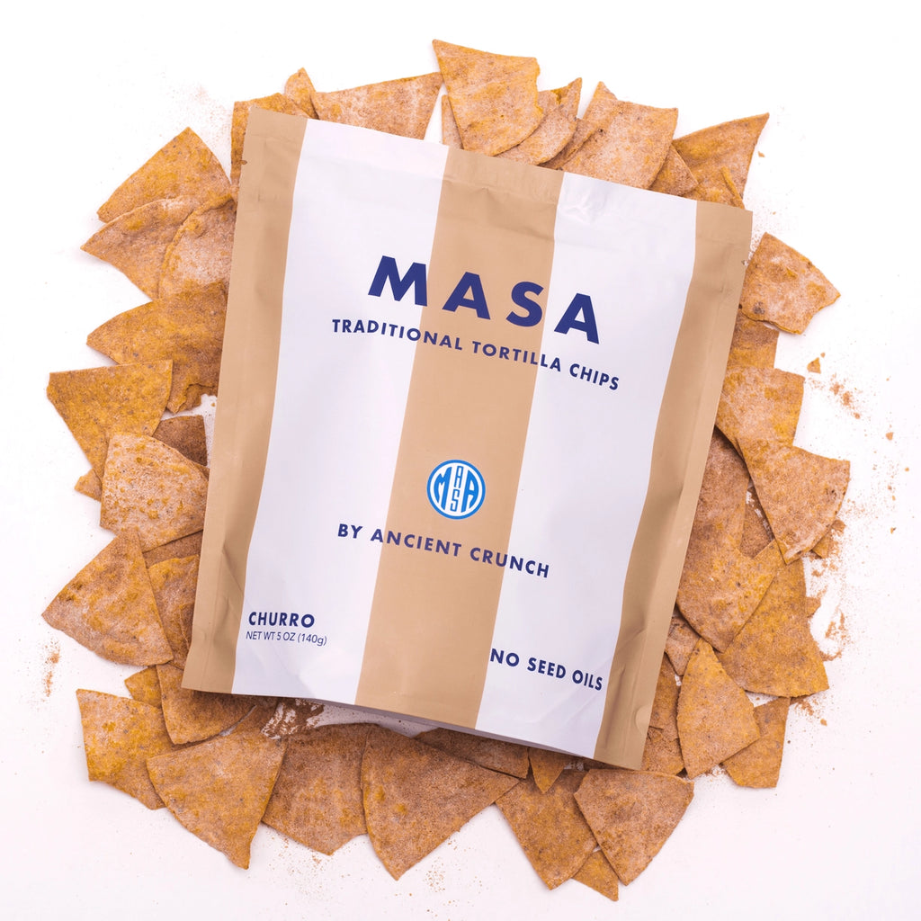 Masa Tortilla Chips - Churro, 5oz Bag