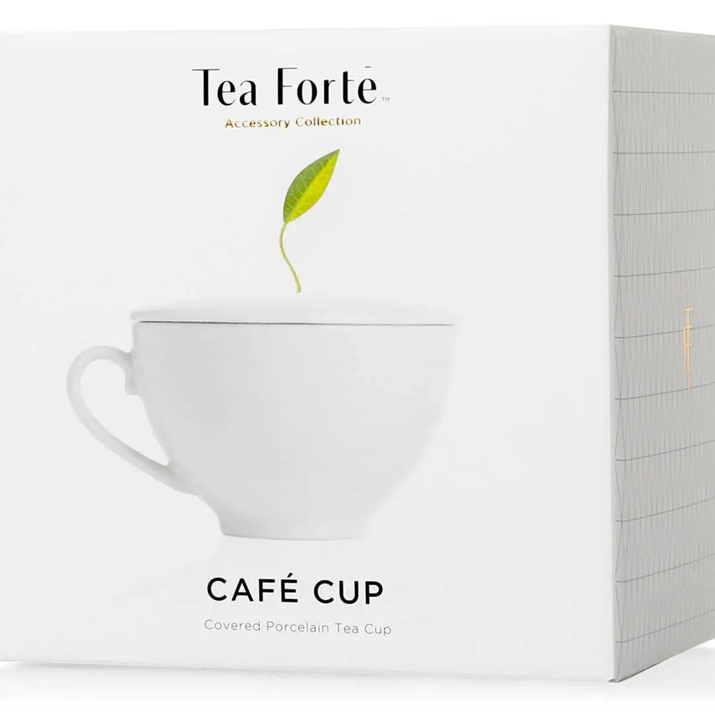 Tea Forte Cafe Cup Bone White