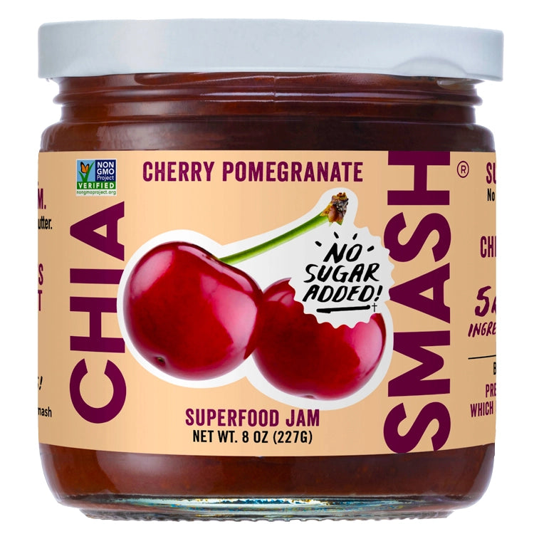 Cherry Pomegranate Chia Smash - Superfood Jam