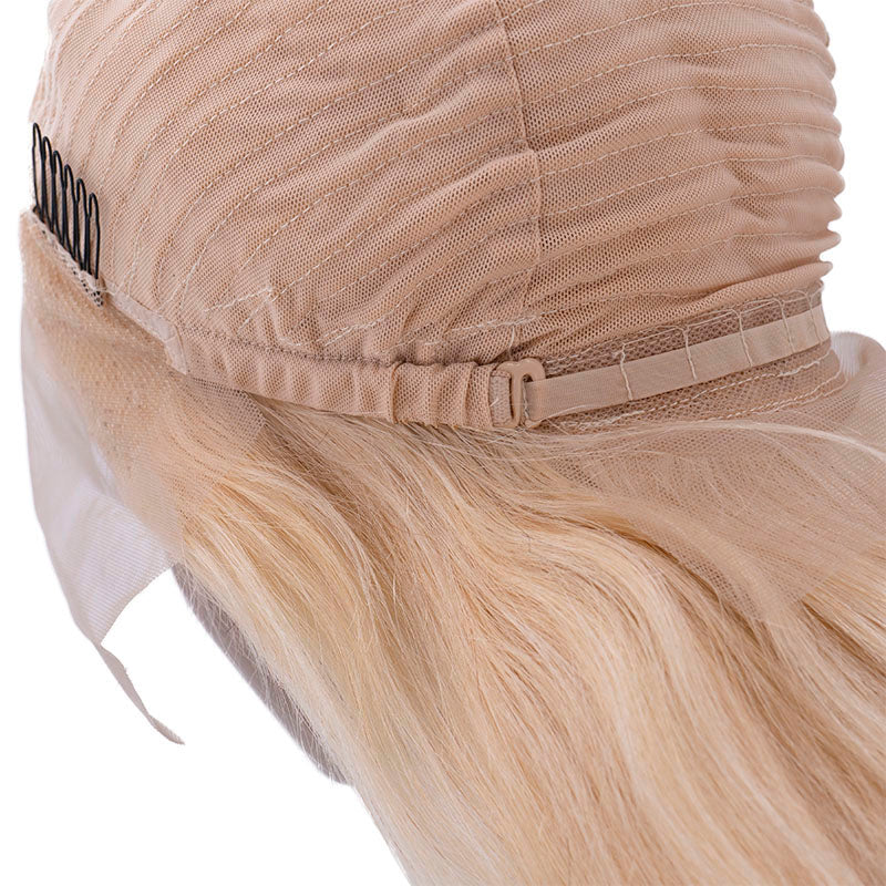 Expensive Brazilian Blonde Straight 13x4 Lace Front Wig