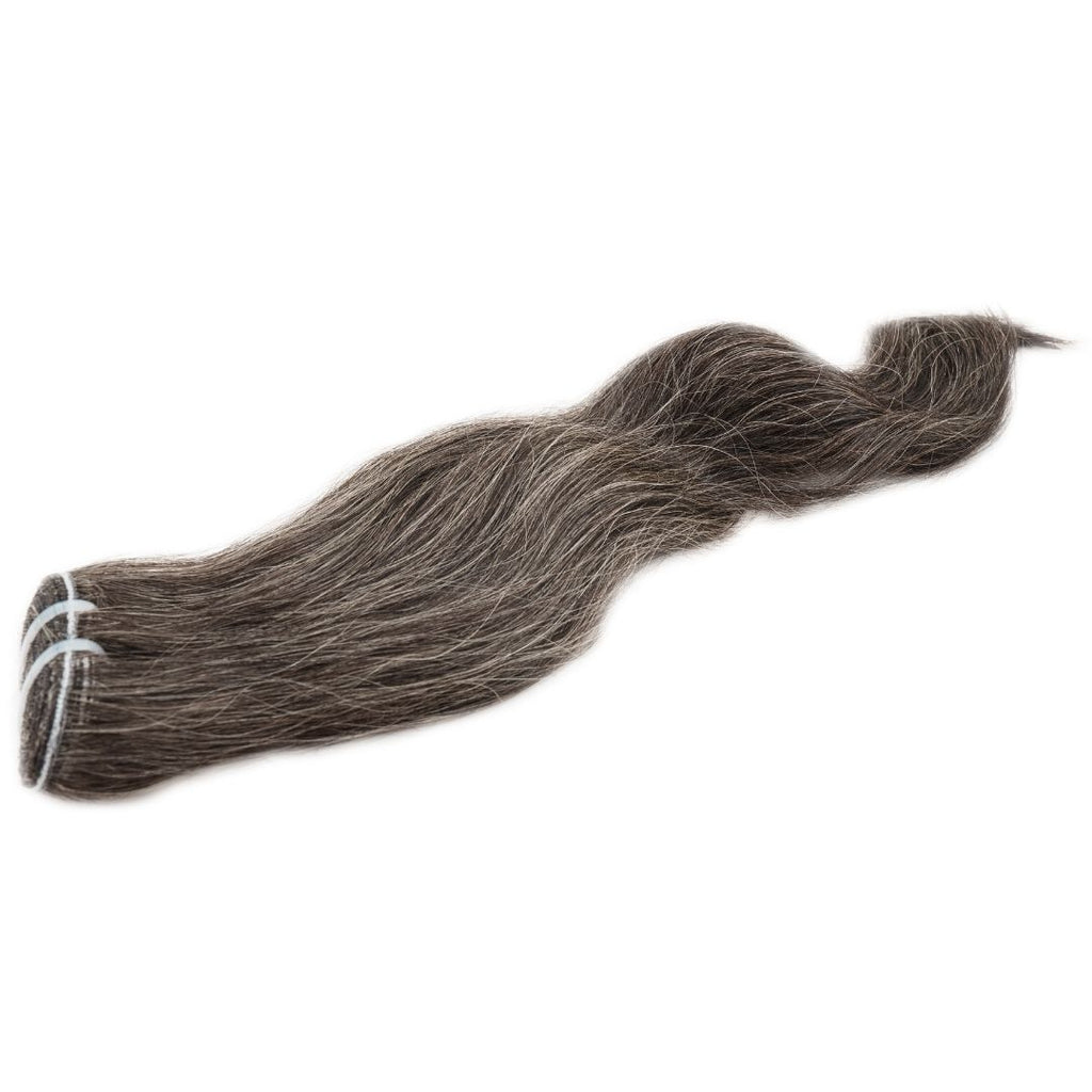 Expensive Vietnamese Natural Gray Hair Extensions