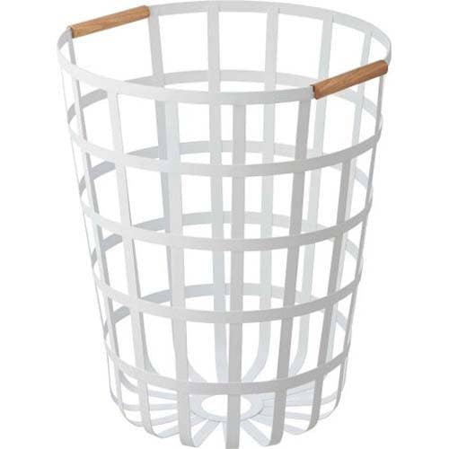Tosca Round Laundry Basket White