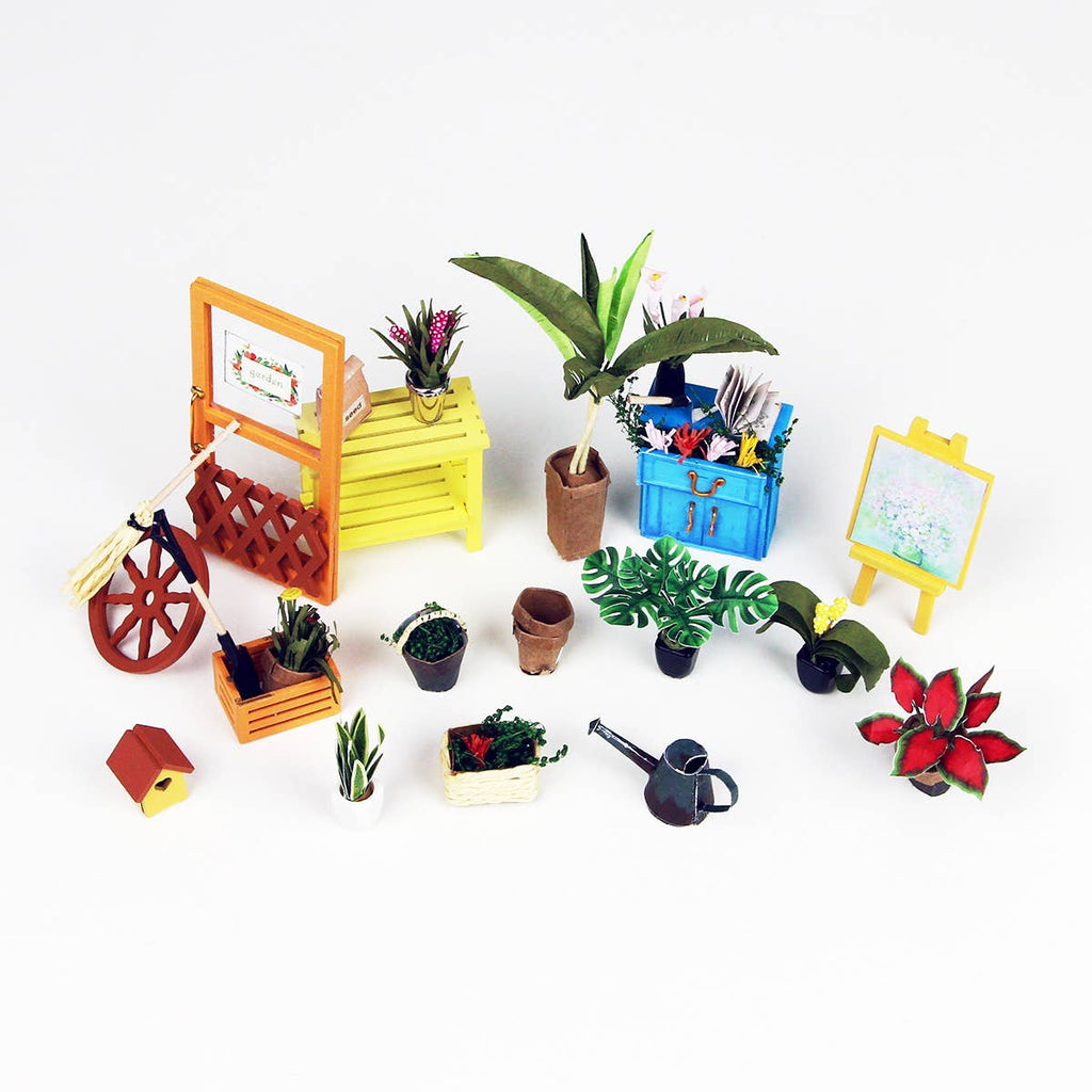 DG104, Cathy's Flower House DIY Miniature Dollhouse Kit