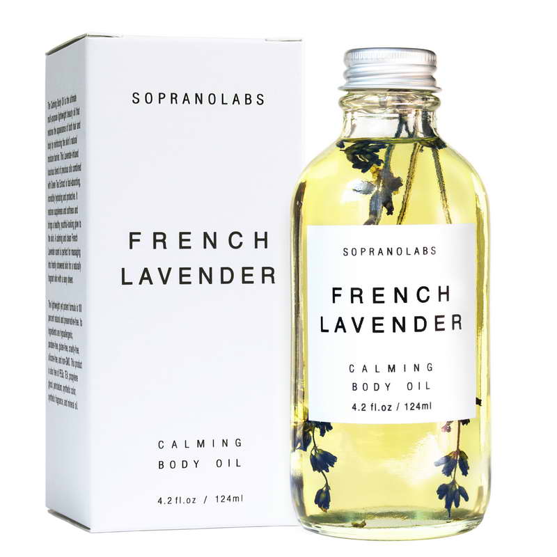 French Lavender Calming Body Oil. SPA Gift for her