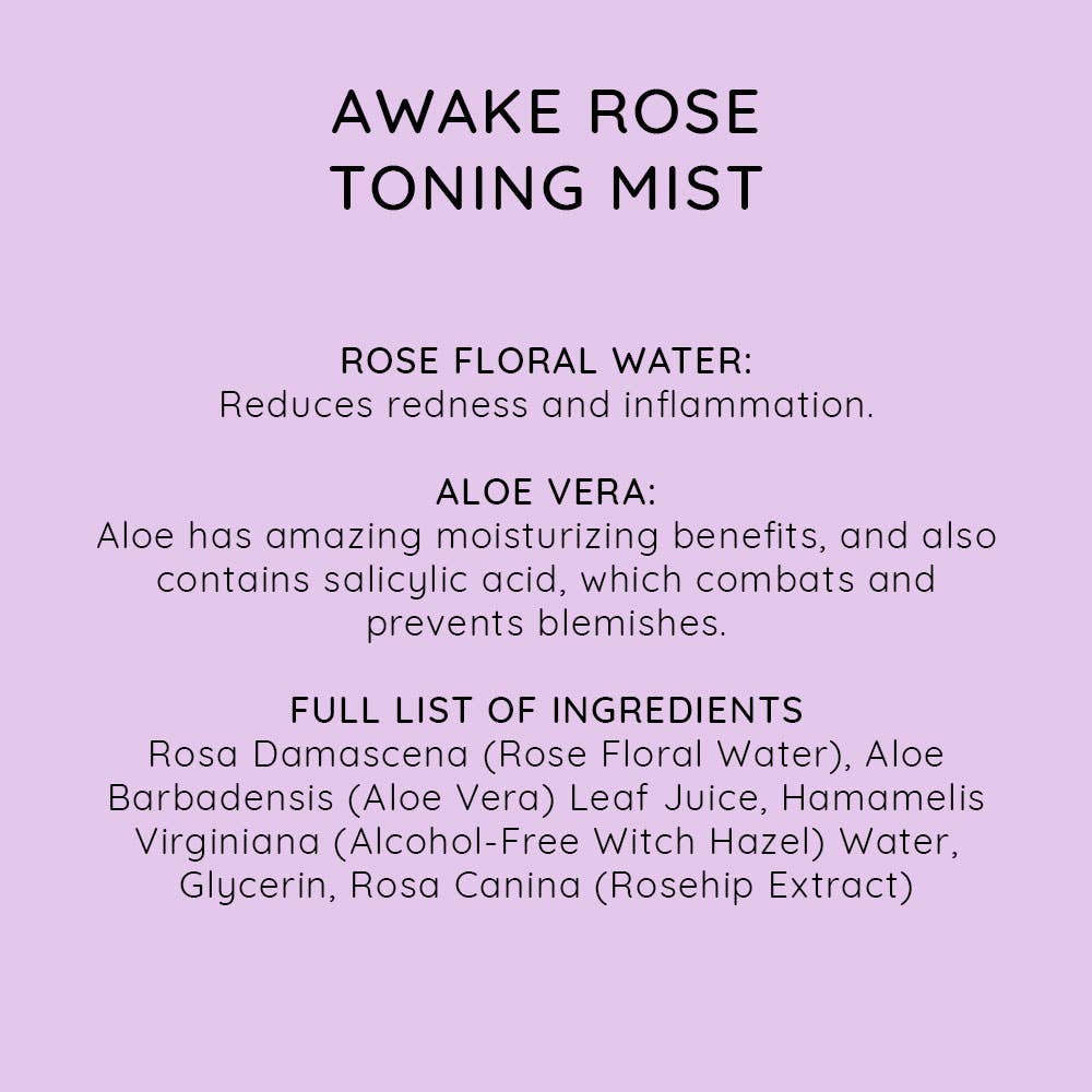 Awake Rose Toning Mist