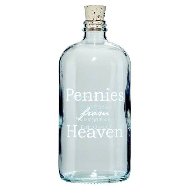 Pennies From Heaven Clear Apothecary Jar