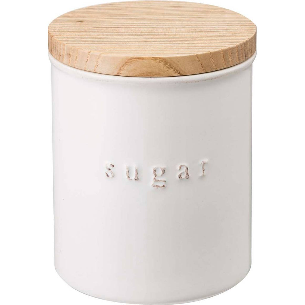 White Sugar Tosca Ceramic Canister