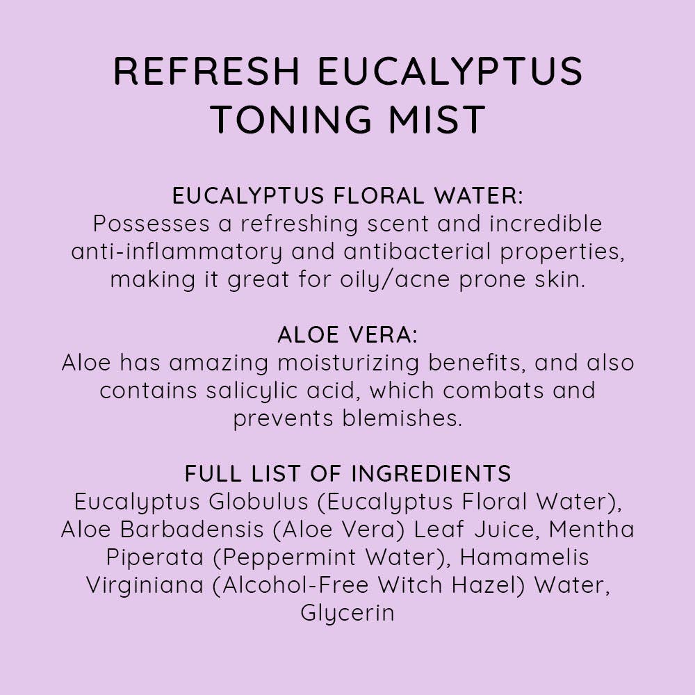 Refresh Eucalyptus Toning Mist