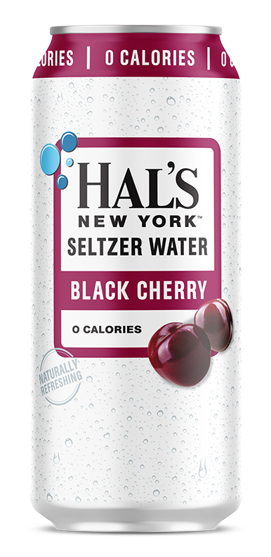 Hals NY Black Cherry Seltzer Can, 16 oz.