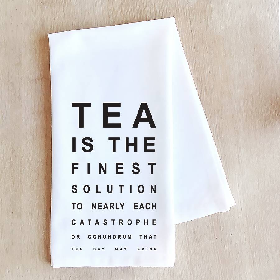 Tea is the Finest Solution - Tea Towel