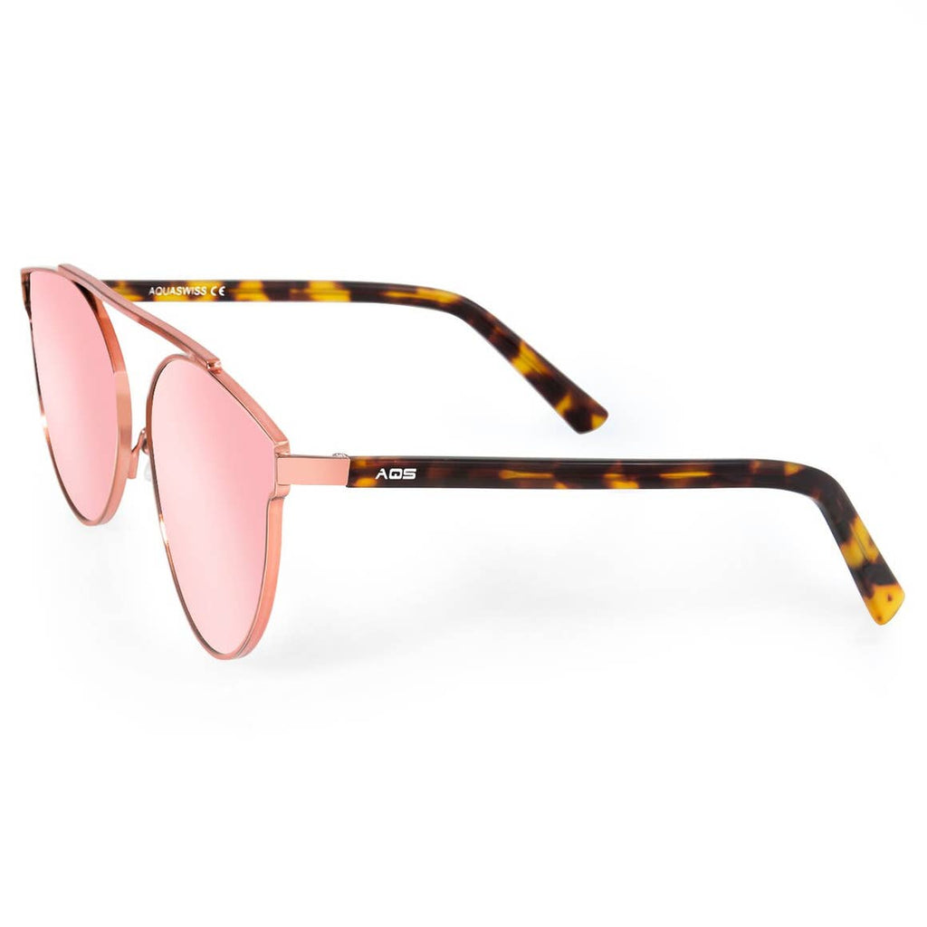 Rose Gold Mirrored Ivy Sunglasses