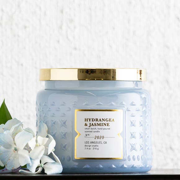 7.4oz Hydrangea and Jasmine Scented Candle