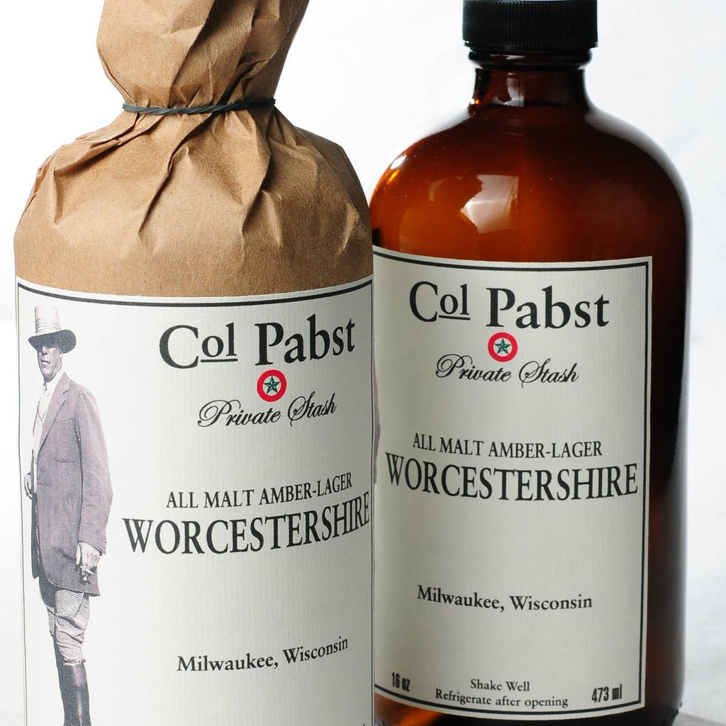 Large Colonel Pabst Worcestershire Sauce