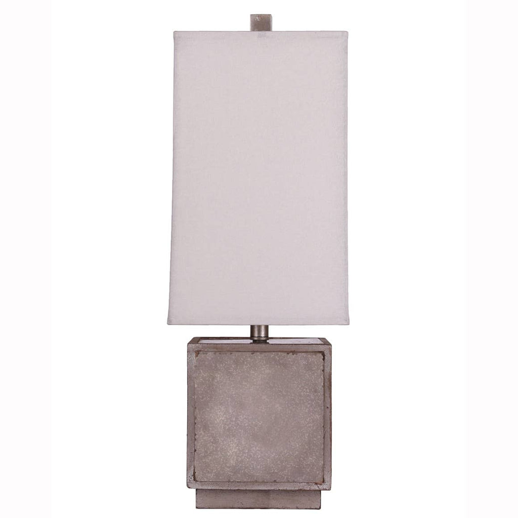 Silver Matilda Table Lamp with USB