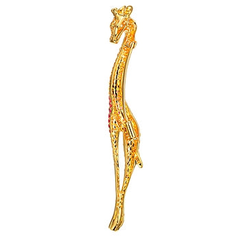 TAY 18kt gold & stones Giraffe
