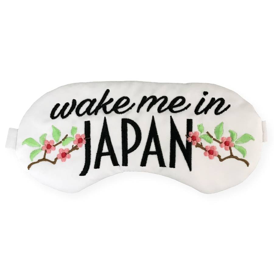 Wake Me In Japan Sleep Mask