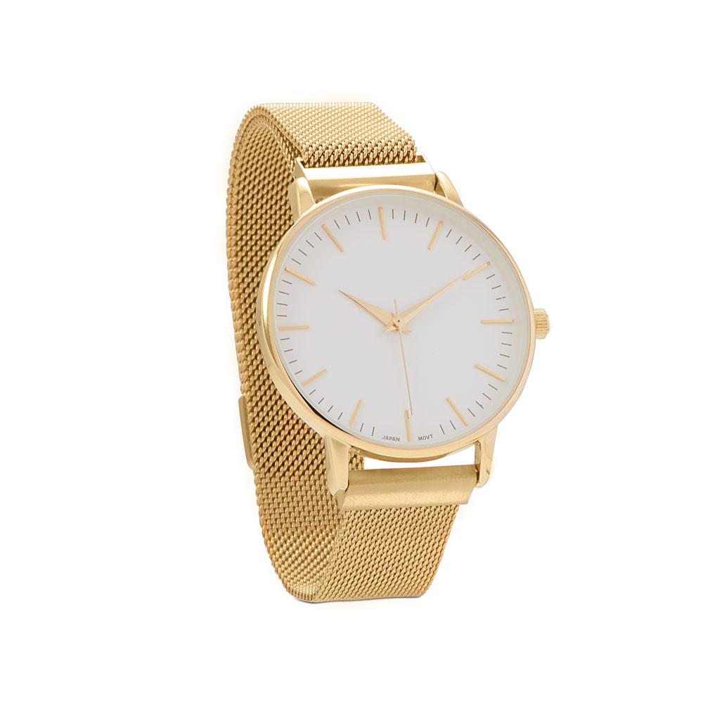 Gold Mesh Big-face Magnetic  Watch