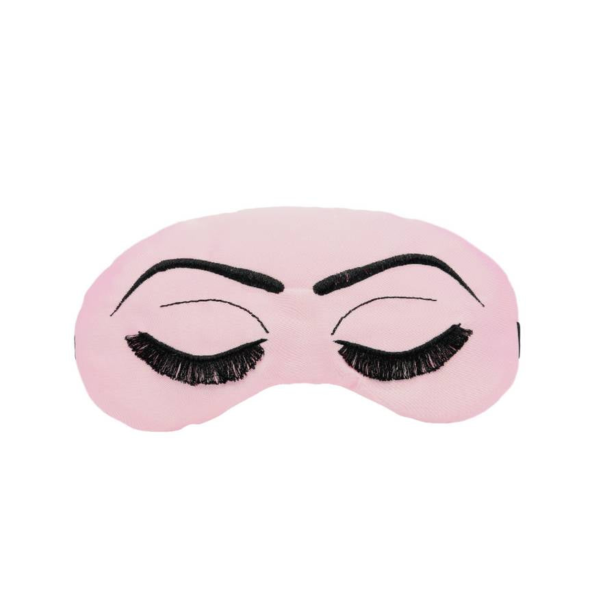 Vintage Glam Eyelashes Satin Sleep Mask (wide selection)