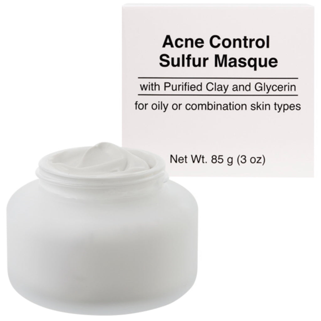 Not designer but great Acne Control Sulfur Masque #SpaDay
