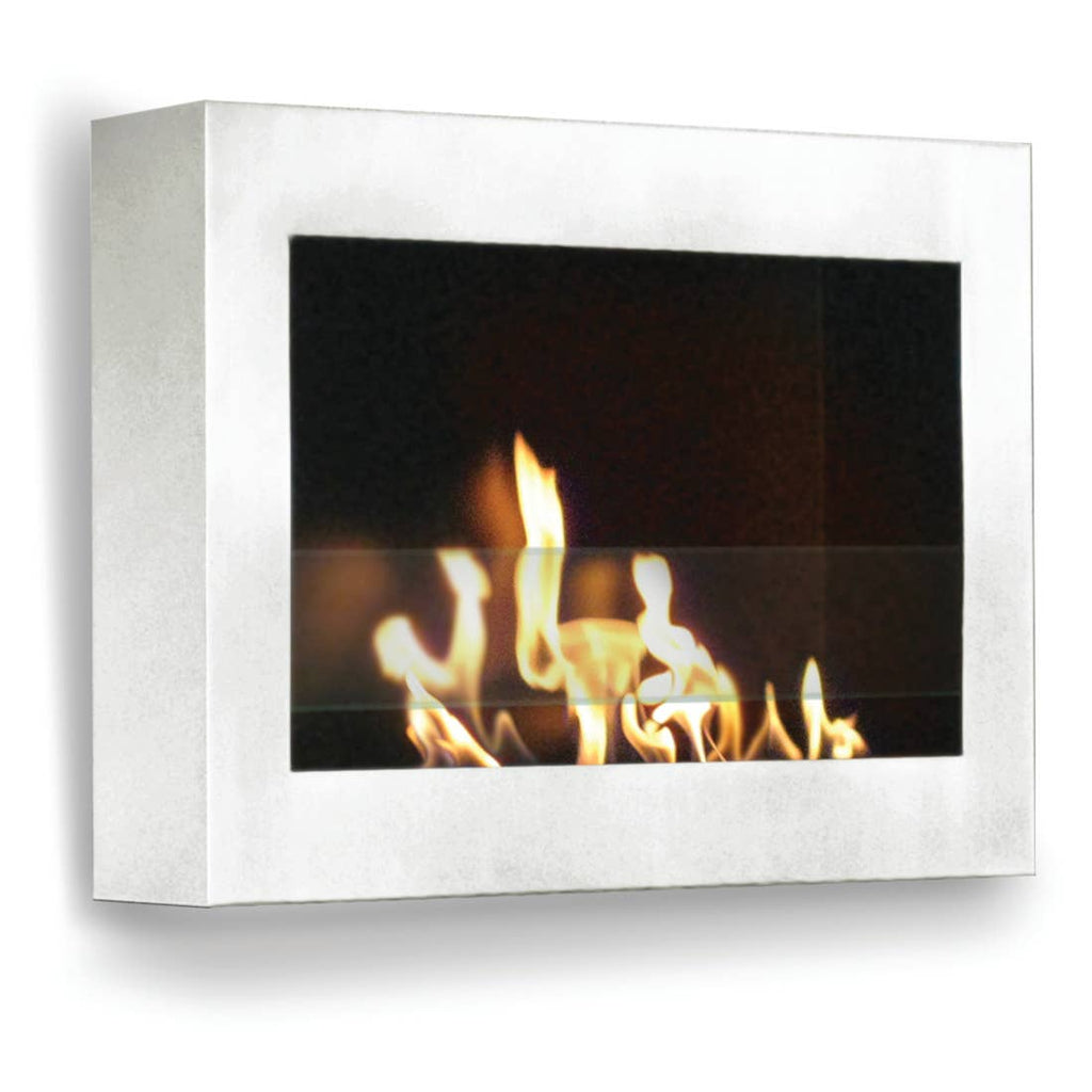 Anywhere Fireplace Indoor Wall Mount Fireplace - SoHo White