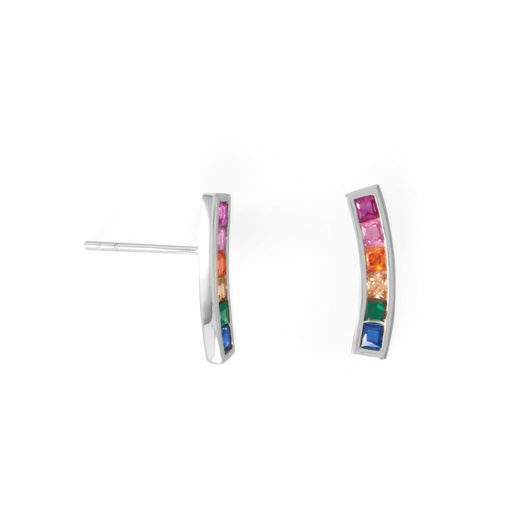 Aloha State Rainbow Stud Earrings