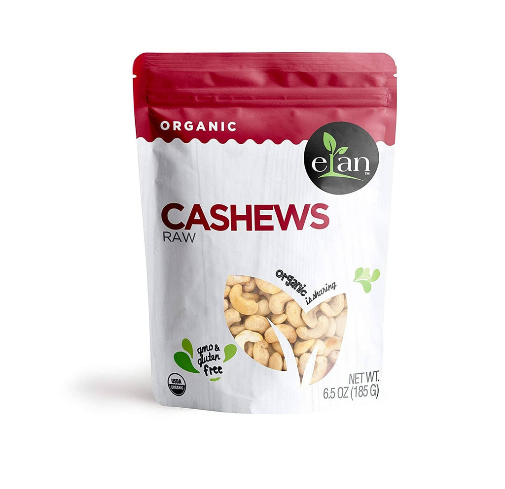 Elan Organic Raw Cashews