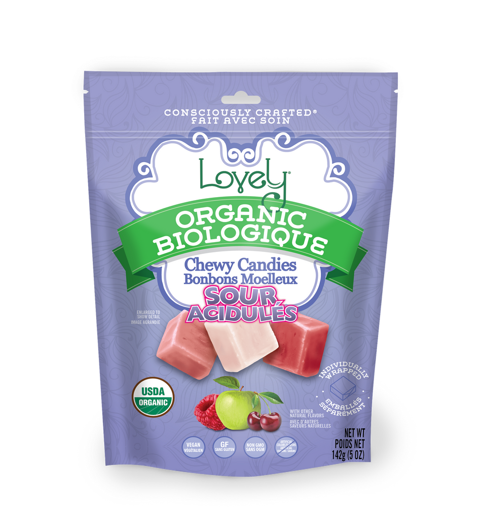 Organic Sour Chewy Candies