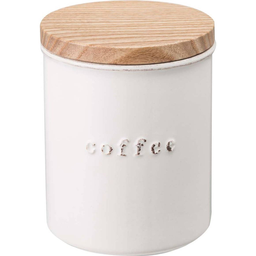 White Coffee Tosca Ceramic Canister