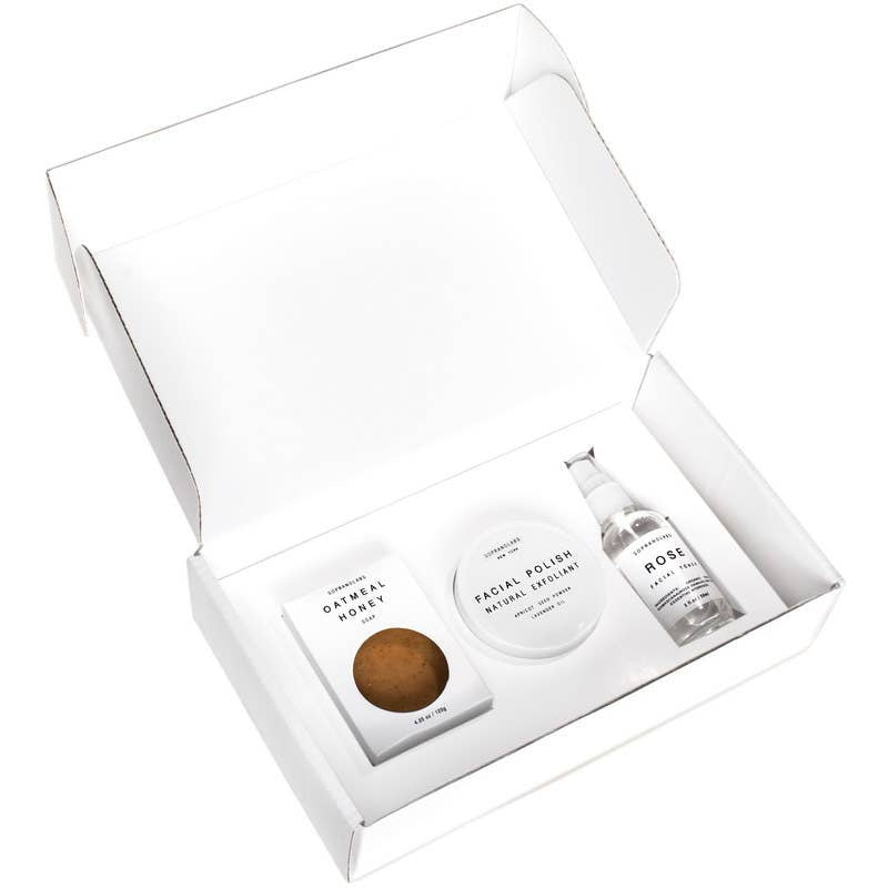 Cleansing & Clarifying Beauty Set. All Natural Face Gift kit