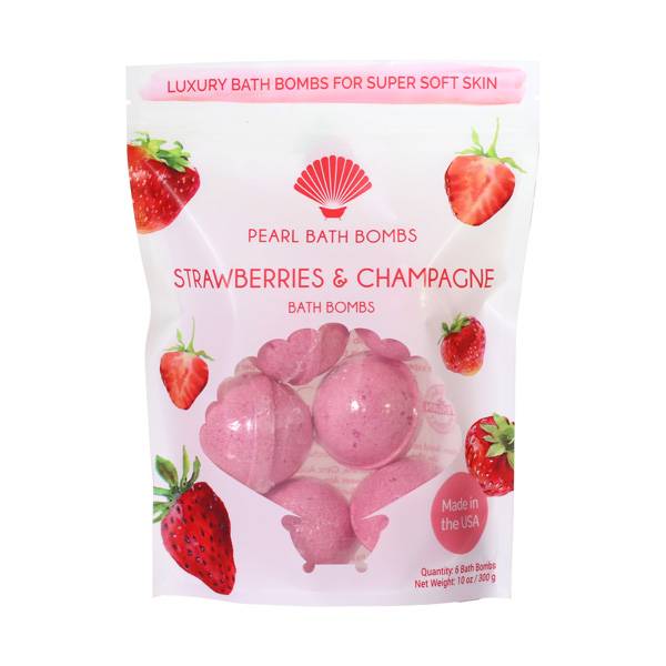 Strawberries & Champagne Mini Bath Bombs