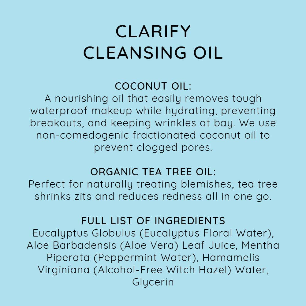 Clarify Cleansing Oil - Combo-Oily Skin