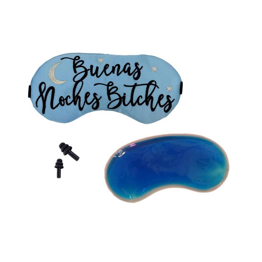 Buenas Noches Bitches Sleep Mask with cooling mask