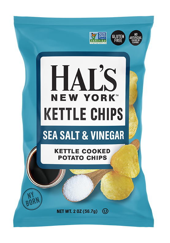 Hals NY Sea Salt & Vinegar Chips, 2 oz.