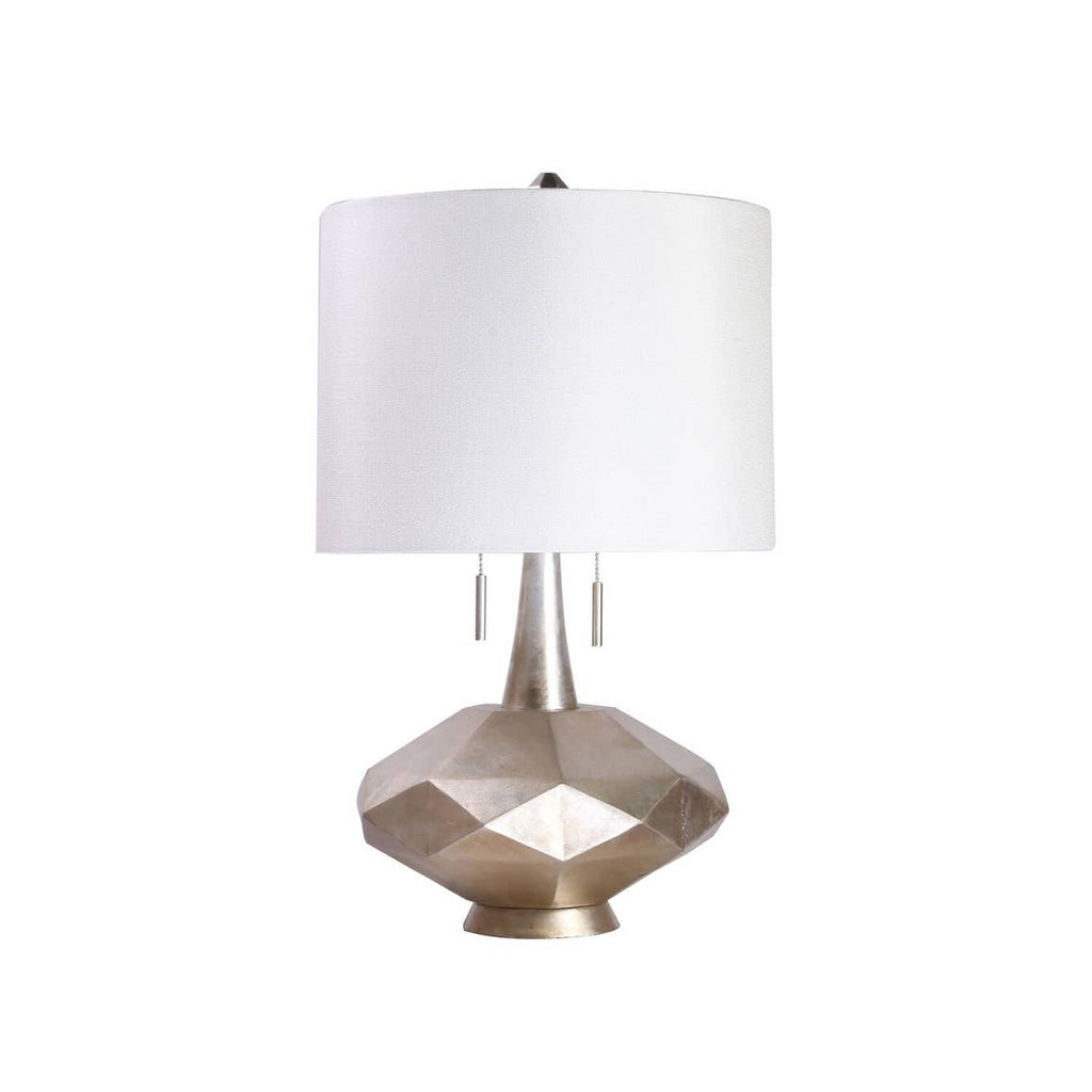 Silver Sadie Twin Pull Table Lamp