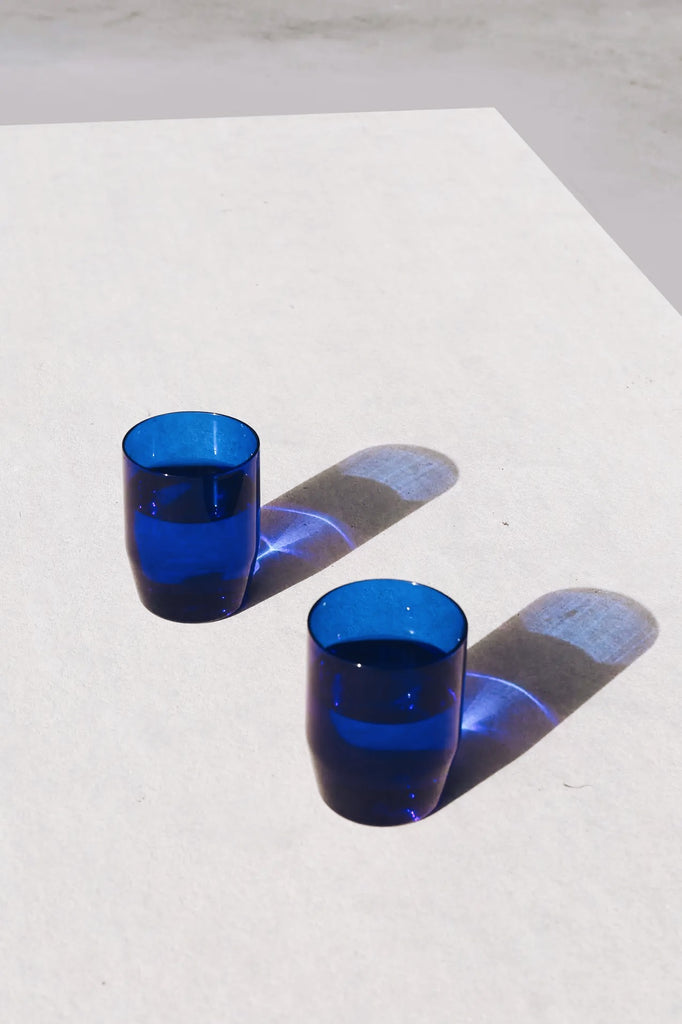12 oz Century Cobalt Glass Set