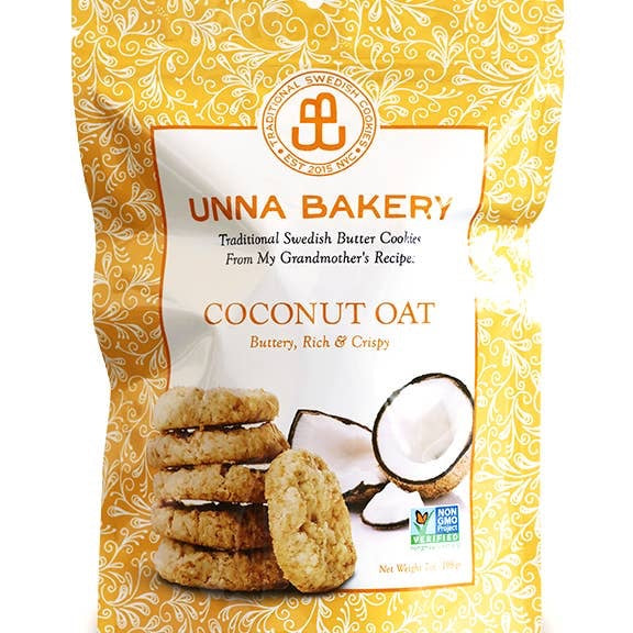 7 oz Coconut Oat Cookie Bag